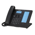 Black IP panasonic phone, KX-HDV230, with function keys.